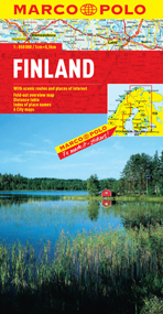 Finland Road and Tourist Map. Marco Polo edition.