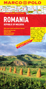 Romania Road and Tourist Map. Marco Polo edition.