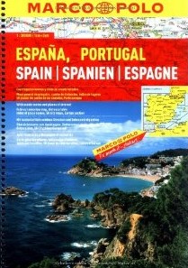 Spain and Portugal, Tourist Road ATLAS. Marco Polo edition.