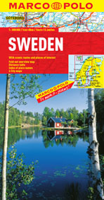 Sweden Road and Tourist Map. Marco Polo edition.
