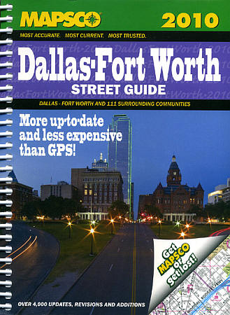 DALLAS and FT Worth "Metroplex" Street ATLAS, Texas, America.