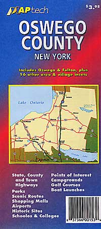 New York City Street Maps Detailed Travel Tourist   MSOR Oswego Road Map Travel Tourist Detailed Cover 5 