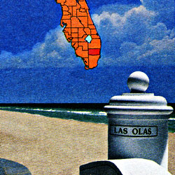 Hollywood, Fort Lauderdale, and Broward County, Florida, America.