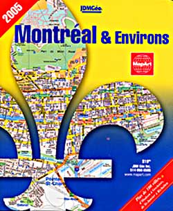 Montreal and Environs, Street ATLAS, Quebec, Canada.