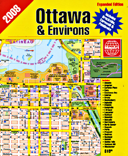 Ottawa and Environs, Street ATLAS, Ontario, Canada.