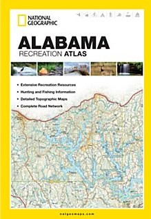 Alabama Recreation Road and Tourist ATLAS, America.
