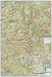 Alpine Lakes Wilderness, Mount Baker/Snoqualmie & Okanogan-Wenatchee National Forests, Road and Recreation Map.