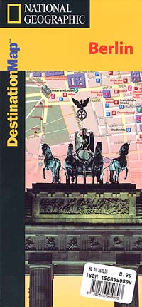 BERLIN "Destination" Map Germany.