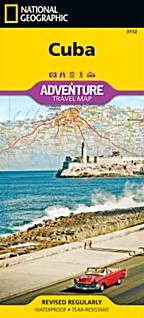Cuba Adventure Road and Tourist Map.