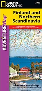 Finland and Northern Scandinavia Adventure Road and Map.