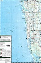 Fort Myers Beach Naples Trail Road and Recreation Map.