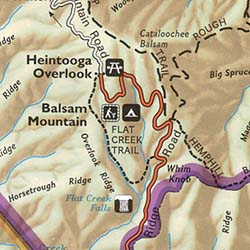 Great Smoky Mountains National Park, "Destination" Map.