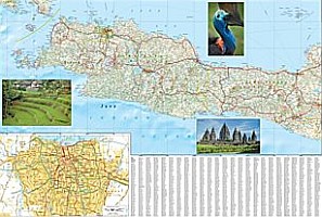 Java Adventure Road Map, Indonesia.