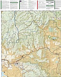 Kremmling and Granby, Road and Recreation Map, Colorado, America.