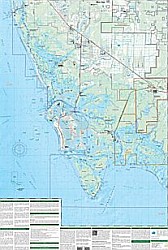 Marco Island and Ten Thousand Islands Road and Recreation Map.