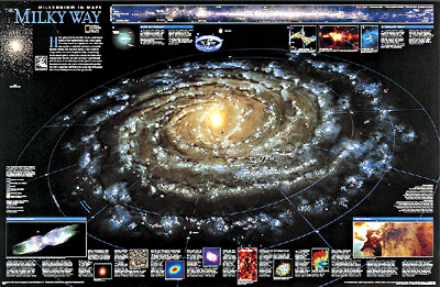 Milky Way WALL Map.