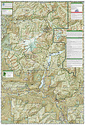 Mount Baker & Boulder River, Mount Baker/Snoqualmie National Forest, Road and Recreation Map.