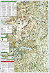 Mount St. Helens & Mount Adams, Gifford-Pinchot National Forest, Road and Recreation Map.