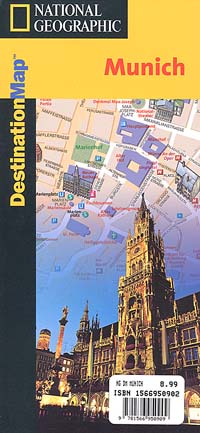 MUNICH "Destination" map Germany.