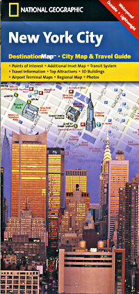 NEW YORK CITY "Destination" map New York, America.