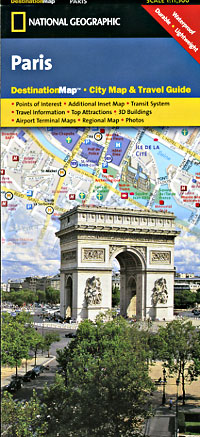 PARIS "Destination" map France.