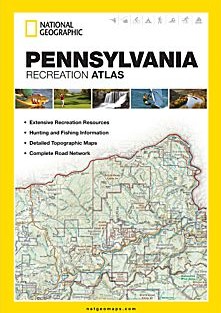 Pennsylvania Recreation Road and Tourist ATLAS, America.