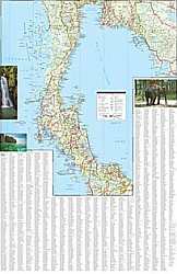 Thailand Adventure Road and Tourist Map.