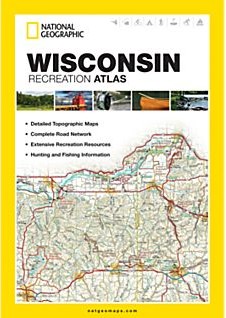 Wisconsin Recreation Road and Tourist ATLAS, America.