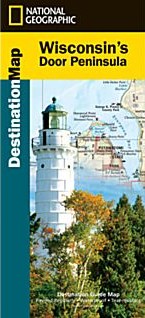 Wisconsin's Door Peninsula Destination Road and Recreation Map.