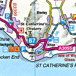 Hampshire and Isle of Wight Touring Maps.
