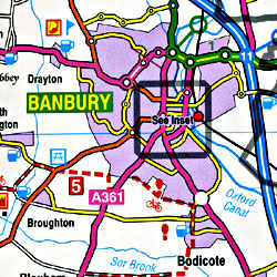 Oxfordshire and BerkShire Touring Maps.