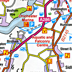 Surrey East and West Sussex Southwest Touring Maps.