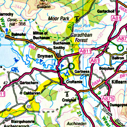 Western Scotland & the Western Isles #2 Regional Road Map.