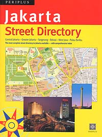 JAKARTA Street ATLAS, Java, Indonesia.