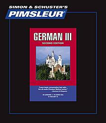 Pimsleur German Comprehensive Audio CD Language Course, Level 3.
