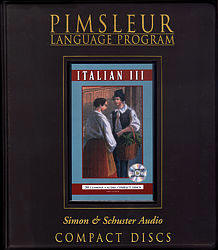 Pimsleur Italian Comprehensive Audio CD Language Course, Level 3.