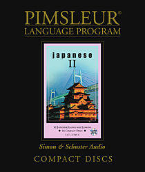 Pimsleur Japanese Comprehensive Audio CD Language Course, Level 2.