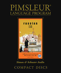 Pimsleur Russian Comprehensive Audio CD Language Course, Level 3.