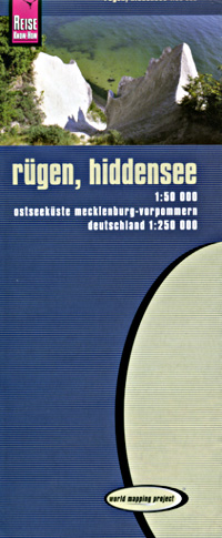 Rugen and Hiddensee Regional Road Map, Germany.