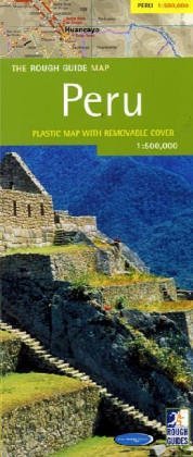 Peru Road and Physical Tourist Map.