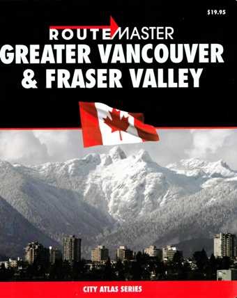 Greater Vancouver & Fraser Valley Road  ATLAS, British Columbia, Canada.