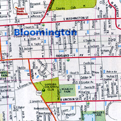 Bloomington and Normal, Illinois, America.