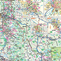 Idaho WALL Map, America.