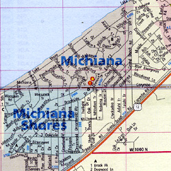 Michigan City and La Porte, Indiana, America.