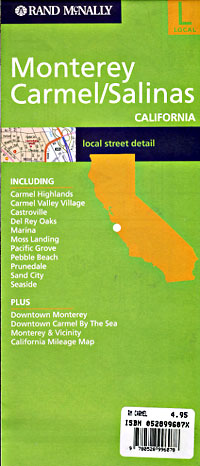 Carmel, Monterey and Salinas, California, America.