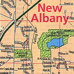 New Albany and Clarksville, Indiana, America.