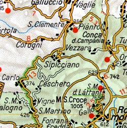 Central Italy, Tourist Road Atlas.