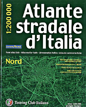 Northern Italy, Tourist Road Atlas.
