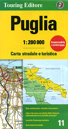 Puglia (Apulia) Region (Foggia-Bari-Potenza-Lecce).