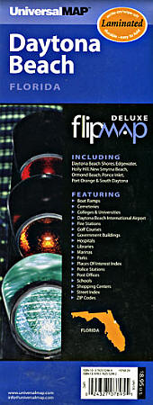 Daytona Beach "Flipmap" Florida, America.